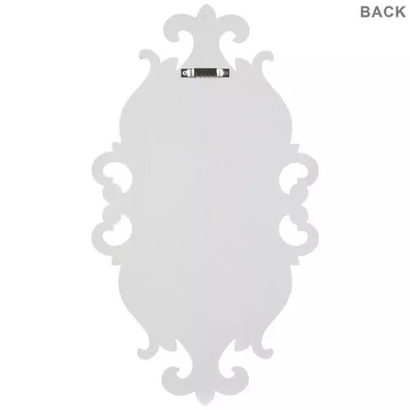 White Bath Ornate Wood Wall Decor - Picture 3 of 4